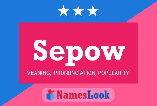 ملصق اسم Sepow