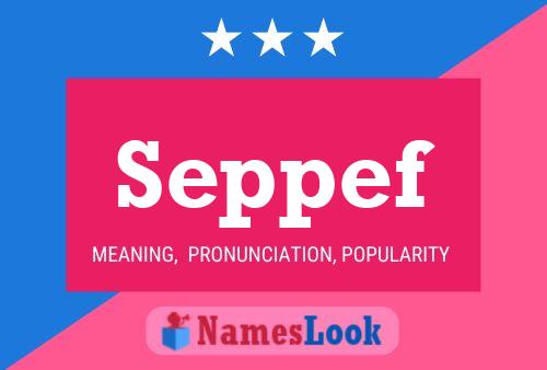 ملصق اسم Seppef