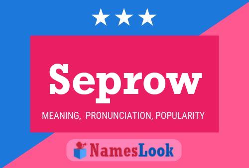 ملصق اسم Seprow