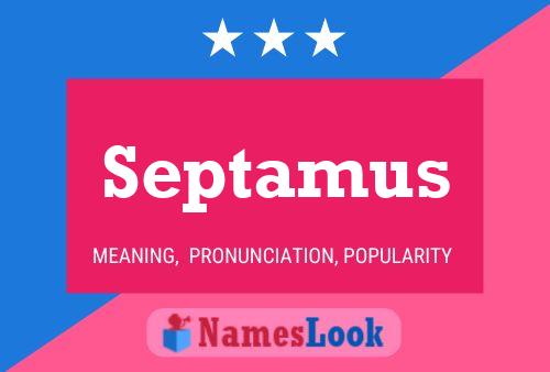 ملصق اسم Septamus