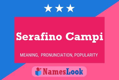 ملصق اسم Serafino Campi