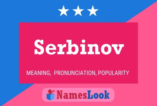 ملصق اسم Serbinov