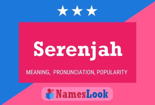 ملصق اسم Serenjah