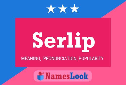 ملصق اسم Serlip