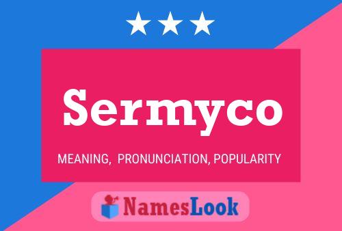 ملصق اسم Sermyco