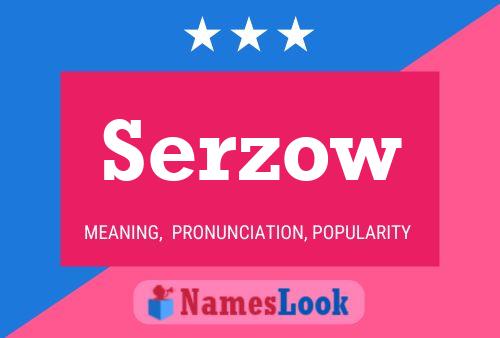 ملصق اسم Serzow