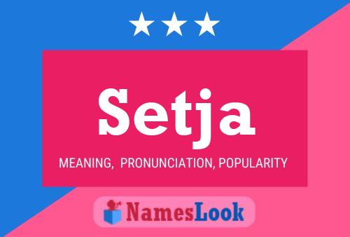 ملصق اسم Setja