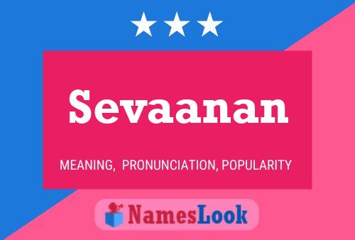 ملصق اسم Sevaanan