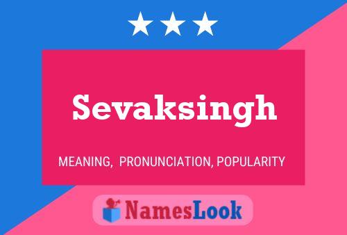 ملصق اسم Sevaksingh