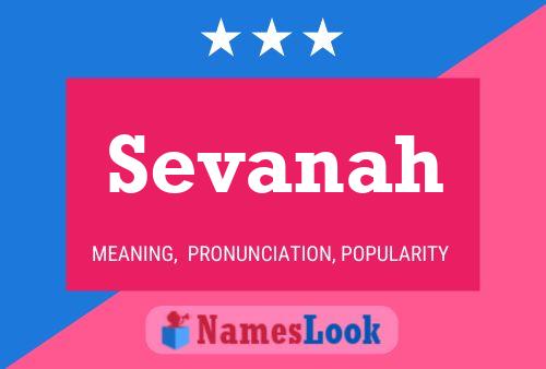 ملصق اسم Sevanah