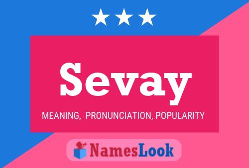 ملصق اسم Sevay