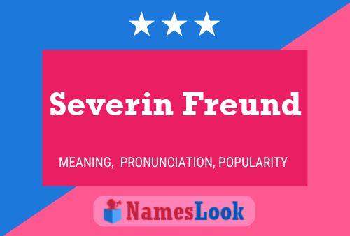 ملصق اسم Severin Freund