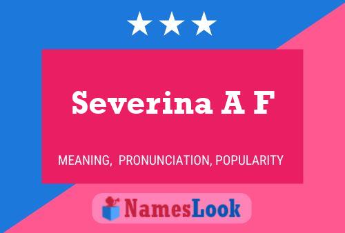 ملصق اسم Severina A F