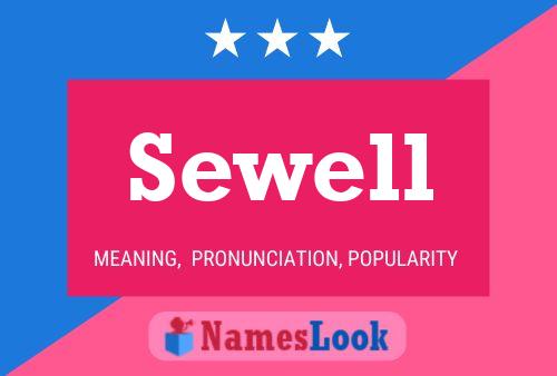 ملصق اسم Sewell