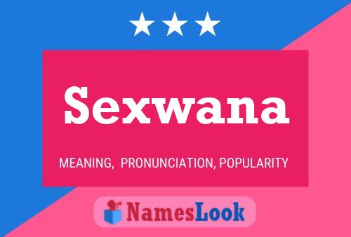 ملصق اسم Sexwana