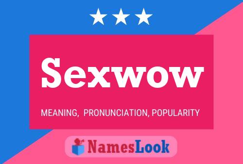 ملصق اسم Sexwow