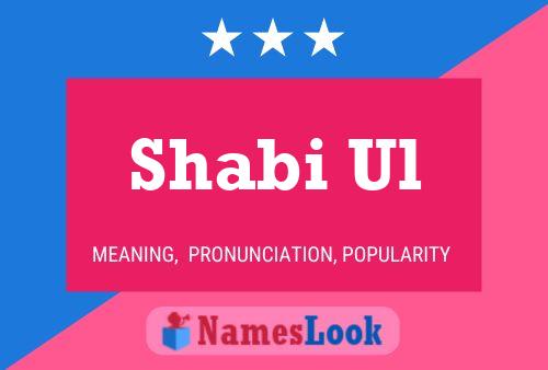 ملصق اسم Shabi Ul