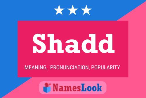 ملصق اسم Shadd