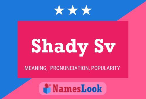 ملصق اسم Shady Sv