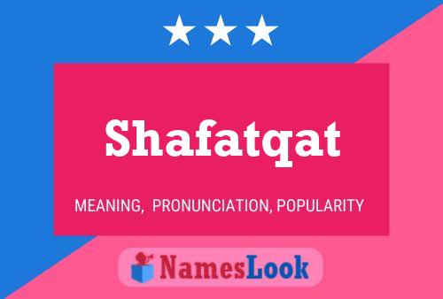 ملصق اسم Shafatqat