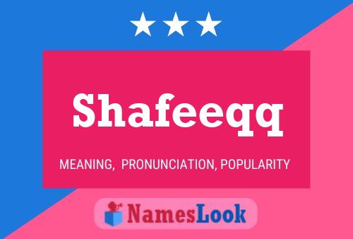 ملصق اسم Shafeeqq