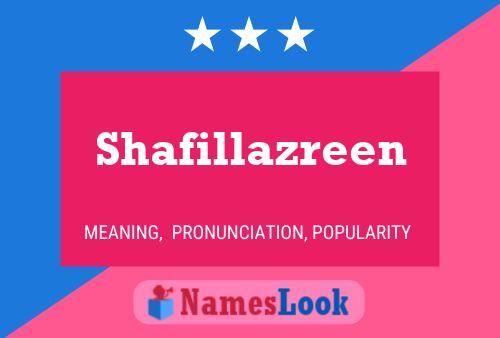 ملصق اسم Shafillazreen