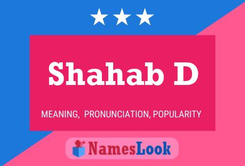 ملصق اسم Shahab D