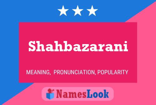 ملصق اسم Shahbazarani