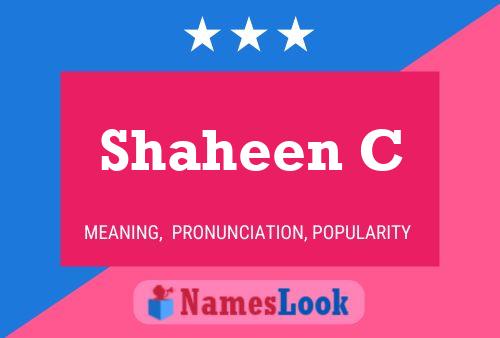 ملصق اسم Shaheen C