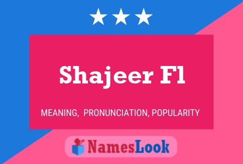 ملصق اسم Shajeer Fl