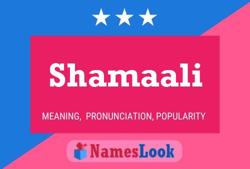 ملصق اسم Shamaali