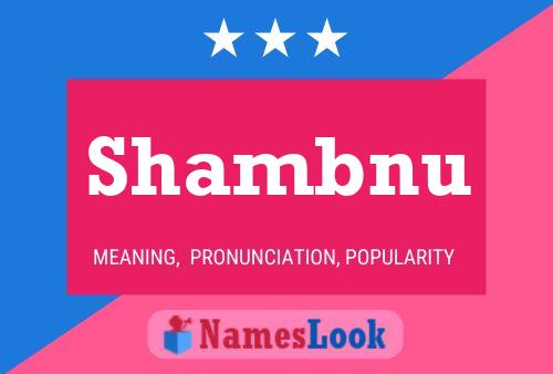 ملصق اسم Shambnu