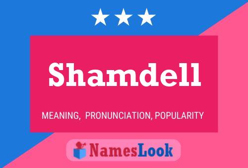 ملصق اسم Shamdell