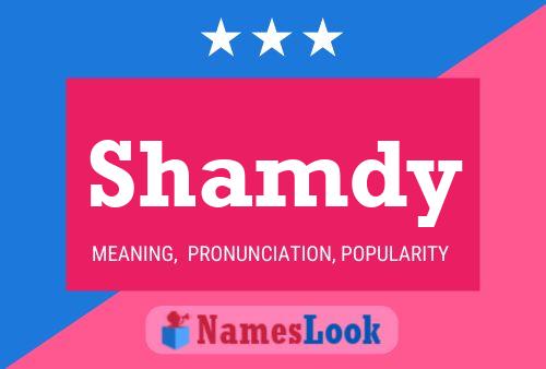 ملصق اسم Shamdy