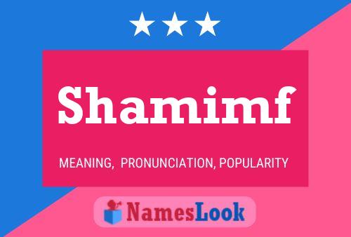 ملصق اسم Shamimf