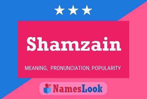 ملصق اسم Shamzain