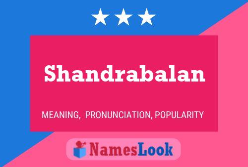 ملصق اسم Shandrabalan