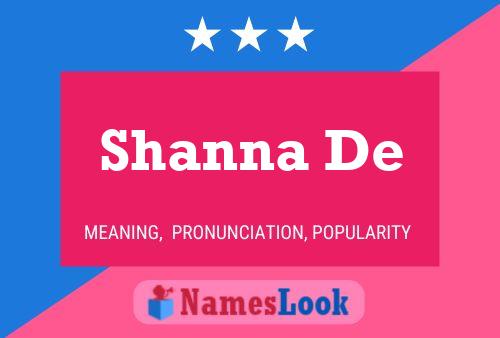 ملصق اسم Shanna De