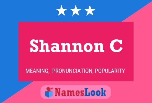 ملصق اسم Shannon C