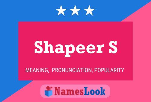 ملصق اسم Shapeer S