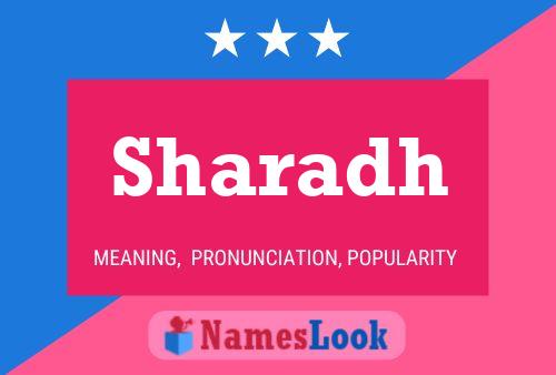 ملصق اسم Sharadh