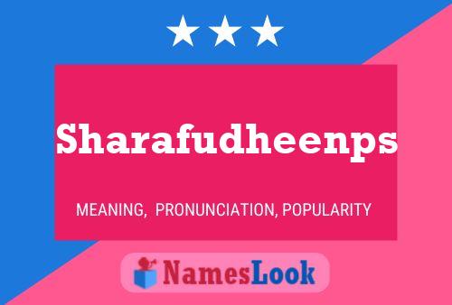 ملصق اسم Sharafudheenps