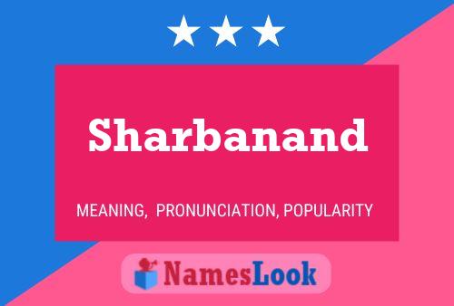 ملصق اسم Sharbanand