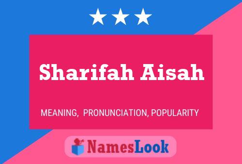 ملصق اسم Sharifah Aisah