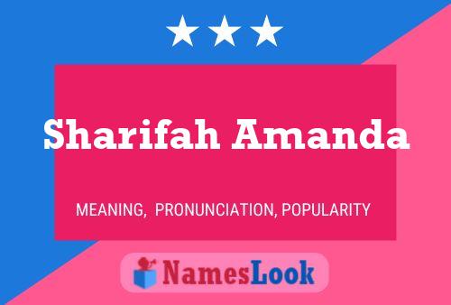 ملصق اسم Sharifah Amanda