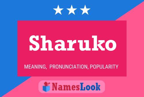 ملصق اسم Sharuko