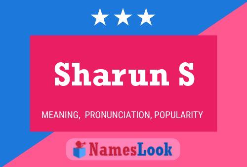 ملصق اسم Sharun S