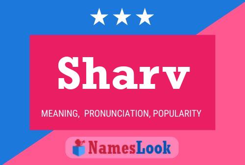 ملصق اسم Sharv