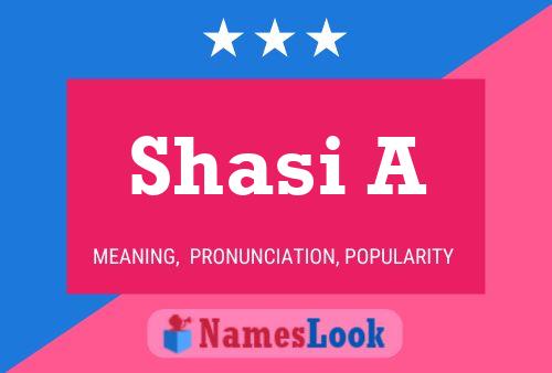 ملصق اسم Shasi A