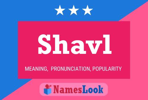 ملصق اسم Shavl